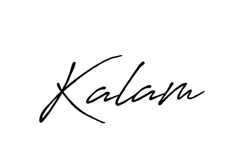 Use a signature maker to create a handwritten signature online. With this signature software, you can design (Antro_Vectra_Bolder) your own signature for name Kalam. Kalam signature style 7 images and pictures png