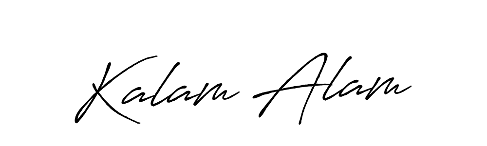 Design your own signature with our free online signature maker. With this signature software, you can create a handwritten (Antro_Vectra_Bolder) signature for name Kalam Alam. Kalam Alam signature style 7 images and pictures png