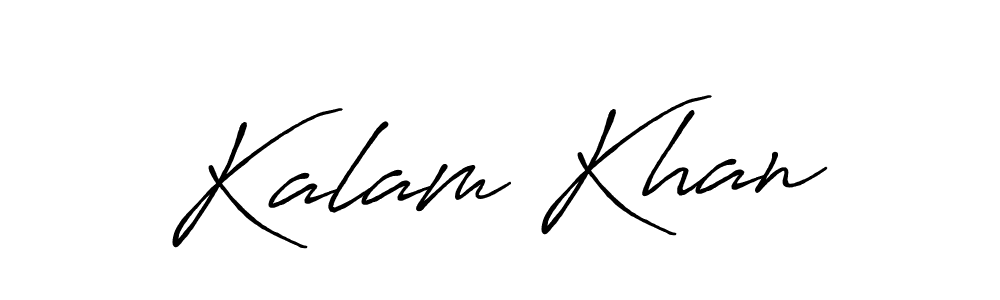 Also we have Kalam Khan name is the best signature style. Create professional handwritten signature collection using Antro_Vectra_Bolder autograph style. Kalam Khan signature style 7 images and pictures png