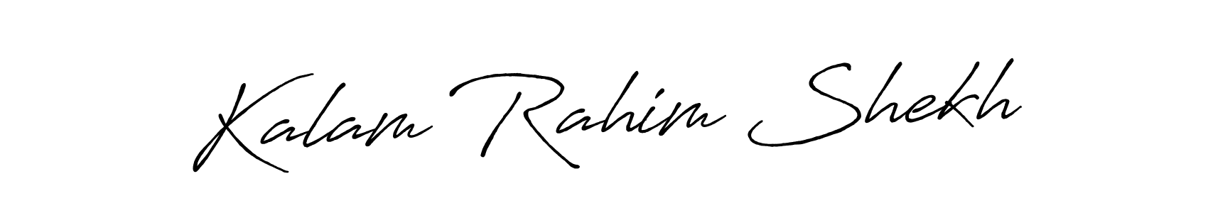 Make a short Kalam Rahim Shekh signature style. Manage your documents anywhere anytime using Antro_Vectra_Bolder. Create and add eSignatures, submit forms, share and send files easily. Kalam Rahim Shekh signature style 7 images and pictures png