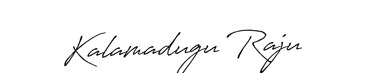 Make a short Kalamadugu Raju signature style. Manage your documents anywhere anytime using Antro_Vectra_Bolder. Create and add eSignatures, submit forms, share and send files easily. Kalamadugu Raju signature style 7 images and pictures png