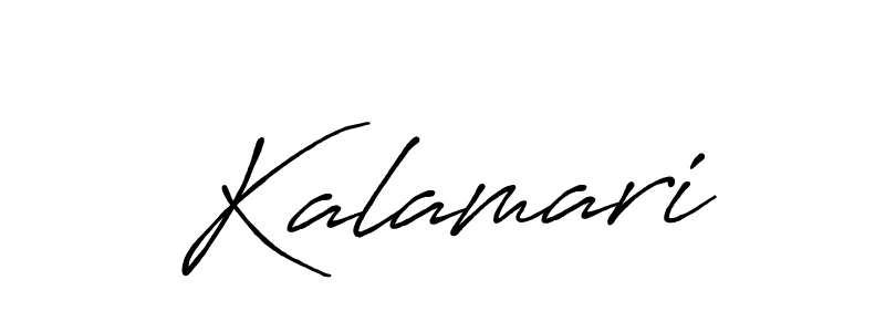 How to make Kalamari signature? Antro_Vectra_Bolder is a professional autograph style. Create handwritten signature for Kalamari name. Kalamari signature style 7 images and pictures png