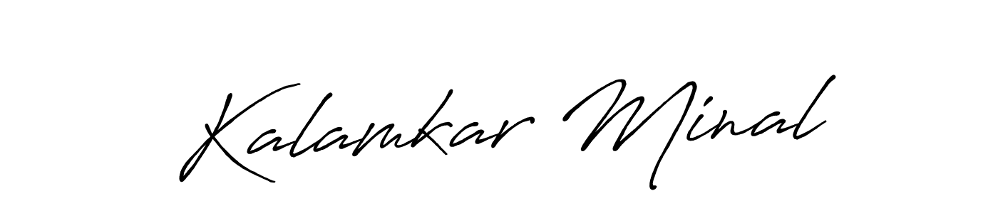 Make a beautiful signature design for name Kalamkar Minal. Use this online signature maker to create a handwritten signature for free. Kalamkar Minal signature style 7 images and pictures png