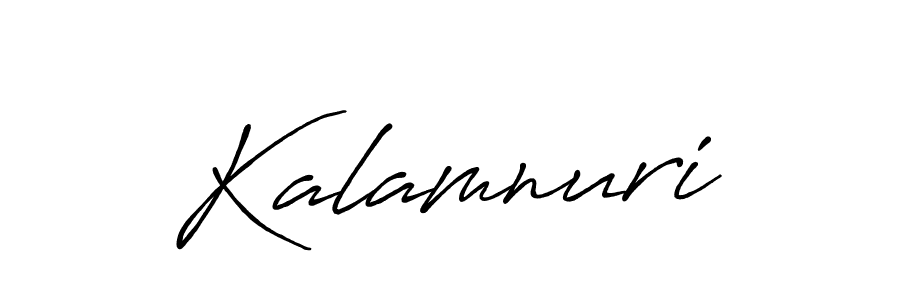 How to make Kalamnuri name signature. Use Antro_Vectra_Bolder style for creating short signs online. This is the latest handwritten sign. Kalamnuri signature style 7 images and pictures png