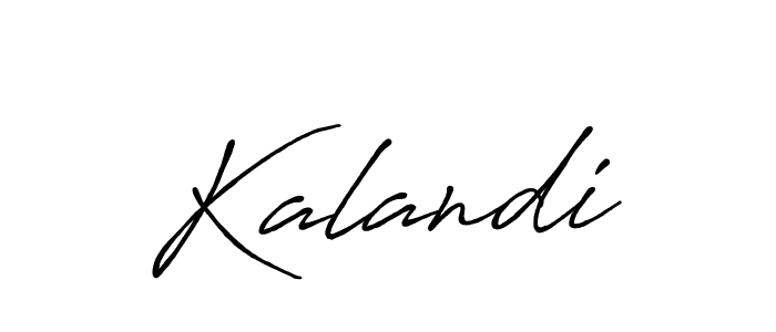 Design your own signature with our free online signature maker. With this signature software, you can create a handwritten (Antro_Vectra_Bolder) signature for name Kalandi. Kalandi signature style 7 images and pictures png