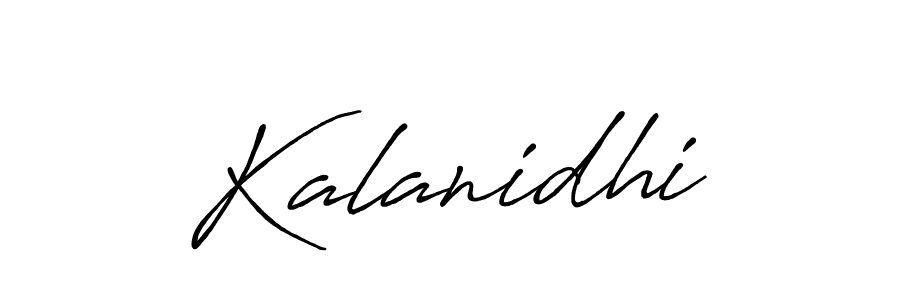 It looks lik you need a new signature style for name Kalanidhi. Design unique handwritten (Antro_Vectra_Bolder) signature with our free signature maker in just a few clicks. Kalanidhi signature style 7 images and pictures png