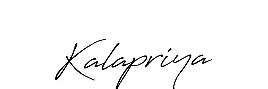 Kalapriya stylish signature style. Best Handwritten Sign (Antro_Vectra_Bolder) for my name. Handwritten Signature Collection Ideas for my name Kalapriya. Kalapriya signature style 7 images and pictures png