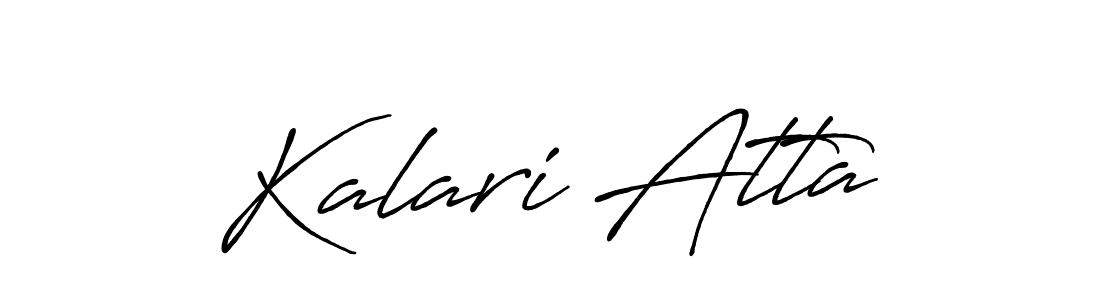 Also we have Kalari Atta name is the best signature style. Create professional handwritten signature collection using Antro_Vectra_Bolder autograph style. Kalari Atta signature style 7 images and pictures png