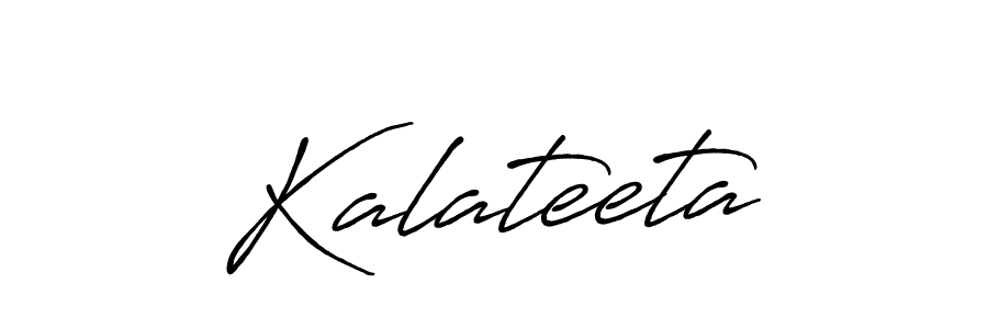 Create a beautiful signature design for name Kalateeta. With this signature (Antro_Vectra_Bolder) fonts, you can make a handwritten signature for free. Kalateeta signature style 7 images and pictures png