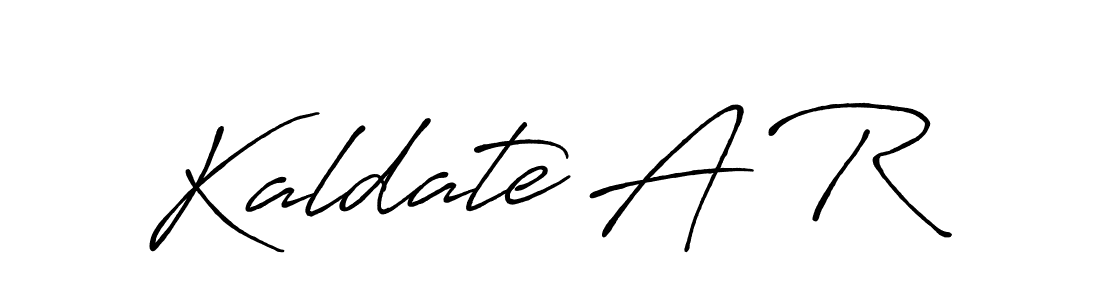 Similarly Antro_Vectra_Bolder is the best handwritten signature design. Signature creator online .You can use it as an online autograph creator for name Kaldate A R. Kaldate A R signature style 7 images and pictures png