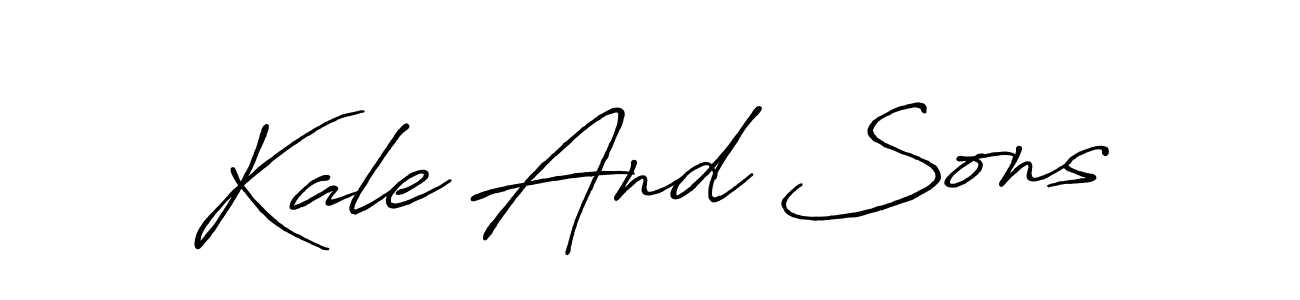 Check out images of Autograph of Kale And Sons name. Actor Kale And Sons Signature Style. Antro_Vectra_Bolder is a professional sign style online. Kale And Sons signature style 7 images and pictures png