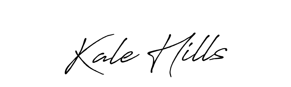 Use a signature maker to create a handwritten signature online. With this signature software, you can design (Antro_Vectra_Bolder) your own signature for name Kale Hills. Kale Hills signature style 7 images and pictures png