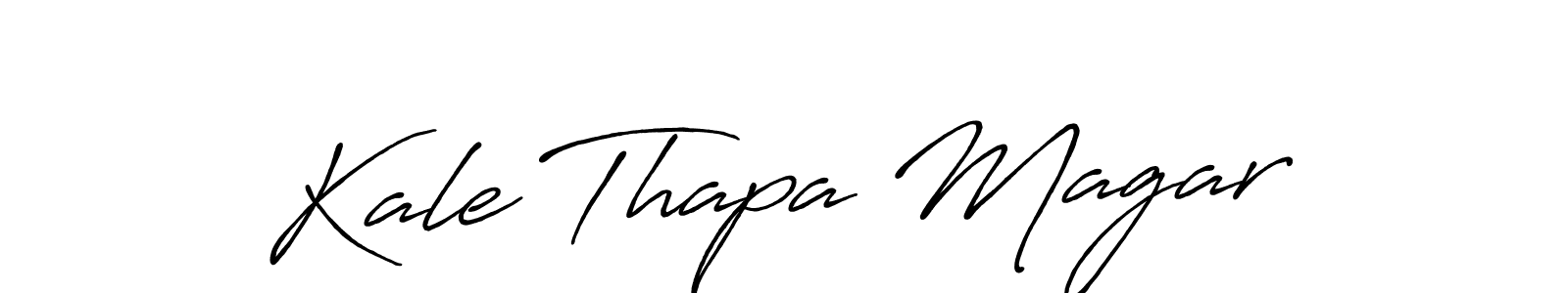 It looks lik you need a new signature style for name Kale Thapa Magar. Design unique handwritten (Antro_Vectra_Bolder) signature with our free signature maker in just a few clicks. Kale Thapa Magar signature style 7 images and pictures png