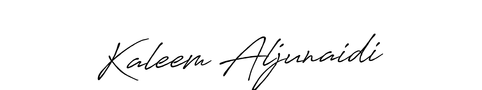 The best way (Antro_Vectra_Bolder) to make a short signature is to pick only two or three words in your name. The name Kaleem Aljunaidi include a total of six letters. For converting this name. Kaleem Aljunaidi signature style 7 images and pictures png