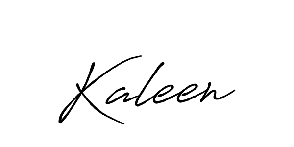 Also we have Kaleen name is the best signature style. Create professional handwritten signature collection using Antro_Vectra_Bolder autograph style. Kaleen signature style 7 images and pictures png