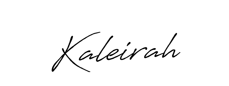 Kaleirah stylish signature style. Best Handwritten Sign (Antro_Vectra_Bolder) for my name. Handwritten Signature Collection Ideas for my name Kaleirah. Kaleirah signature style 7 images and pictures png