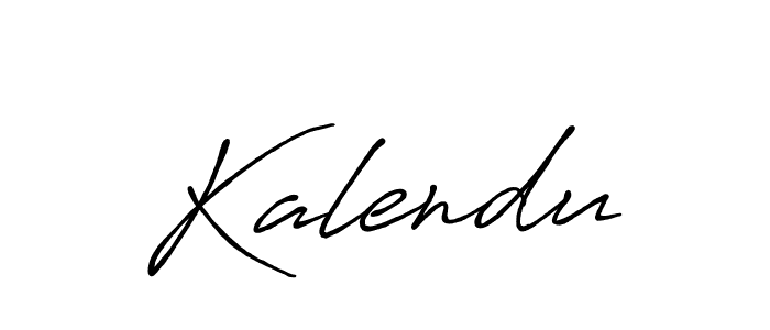 Use a signature maker to create a handwritten signature online. With this signature software, you can design (Antro_Vectra_Bolder) your own signature for name Kalendu. Kalendu signature style 7 images and pictures png