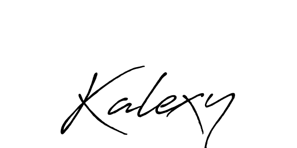 Also we have Kalexy name is the best signature style. Create professional handwritten signature collection using Antro_Vectra_Bolder autograph style. Kalexy signature style 7 images and pictures png
