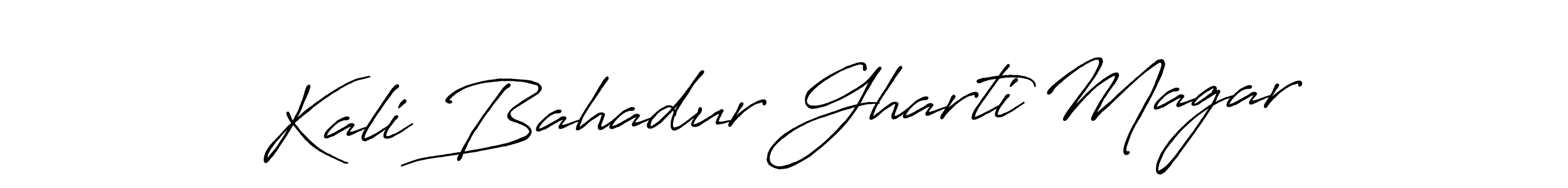 Kali Bahadur Gharti Magar stylish signature style. Best Handwritten Sign (Antro_Vectra_Bolder) for my name. Handwritten Signature Collection Ideas for my name Kali Bahadur Gharti Magar. Kali Bahadur Gharti Magar signature style 7 images and pictures png