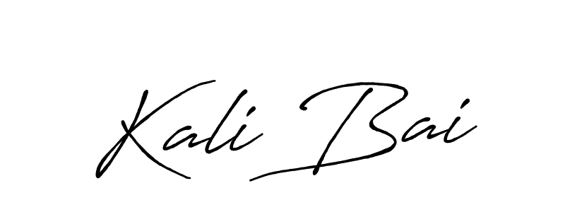 Design your own signature with our free online signature maker. With this signature software, you can create a handwritten (Antro_Vectra_Bolder) signature for name Kali Bai. Kali Bai signature style 7 images and pictures png