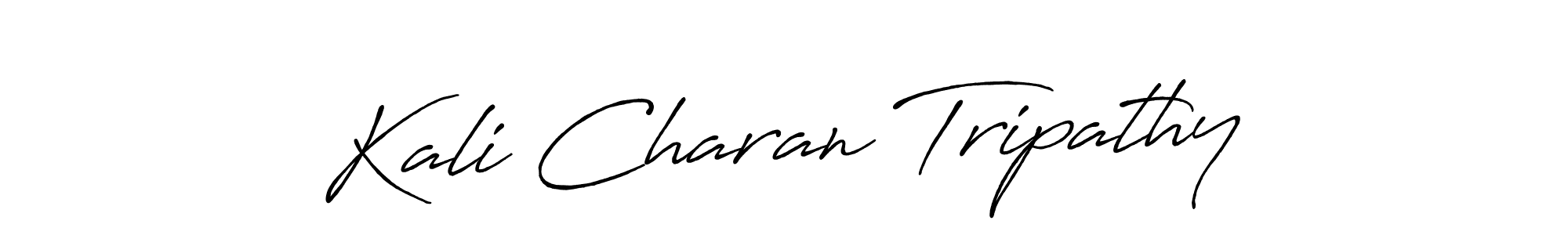 Make a beautiful signature design for name Kali Charan Tripathy. With this signature (Antro_Vectra_Bolder) style, you can create a handwritten signature for free. Kali Charan Tripathy signature style 7 images and pictures png