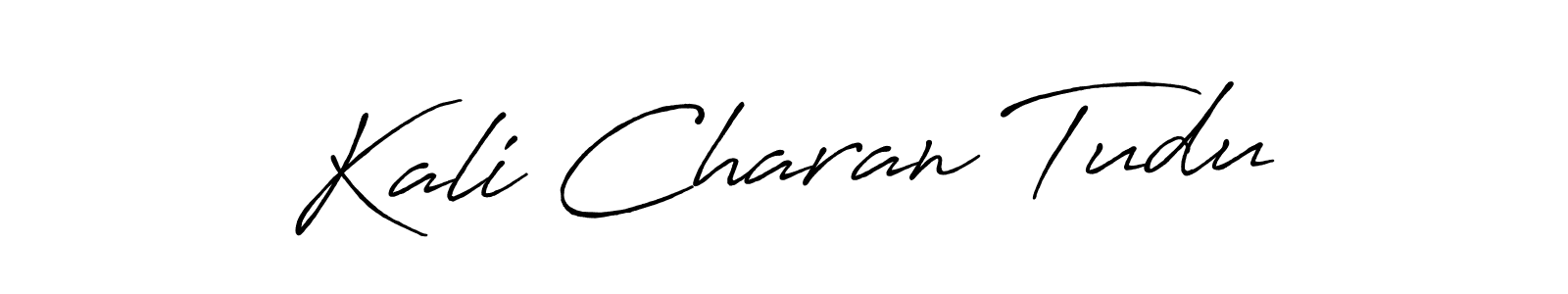 Use a signature maker to create a handwritten signature online. With this signature software, you can design (Antro_Vectra_Bolder) your own signature for name Kali Charan Tudu. Kali Charan Tudu signature style 7 images and pictures png