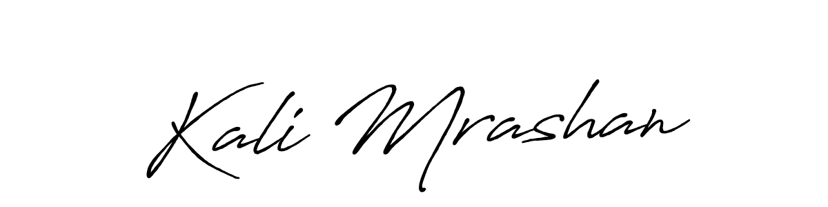 The best way (Antro_Vectra_Bolder) to make a short signature is to pick only two or three words in your name. The name Kali Mrashan include a total of six letters. For converting this name. Kali Mrashan signature style 7 images and pictures png