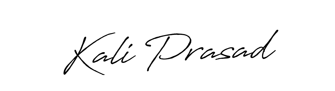 Create a beautiful signature design for name Kali Prasad. With this signature (Antro_Vectra_Bolder) fonts, you can make a handwritten signature for free. Kali Prasad signature style 7 images and pictures png