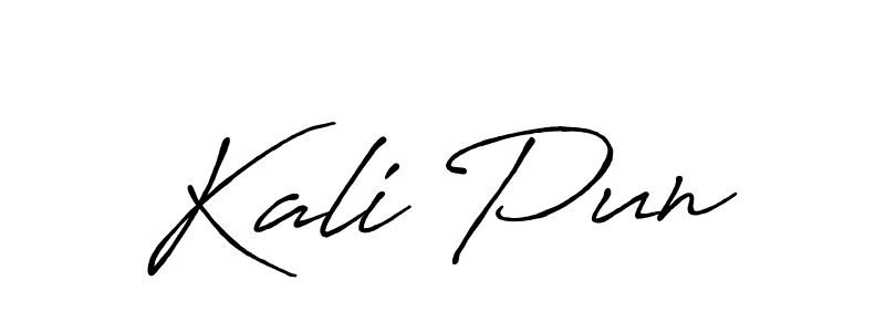 The best way (Antro_Vectra_Bolder) to make a short signature is to pick only two or three words in your name. The name Kali Pun include a total of six letters. For converting this name. Kali Pun signature style 7 images and pictures png