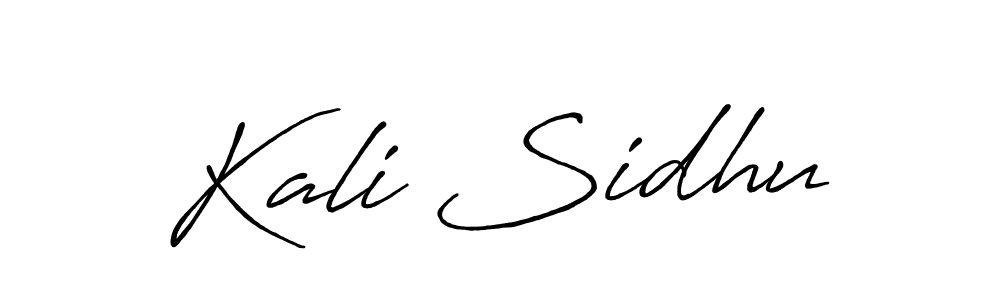 Use a signature maker to create a handwritten signature online. With this signature software, you can design (Antro_Vectra_Bolder) your own signature for name Kali Sidhu. Kali Sidhu signature style 7 images and pictures png