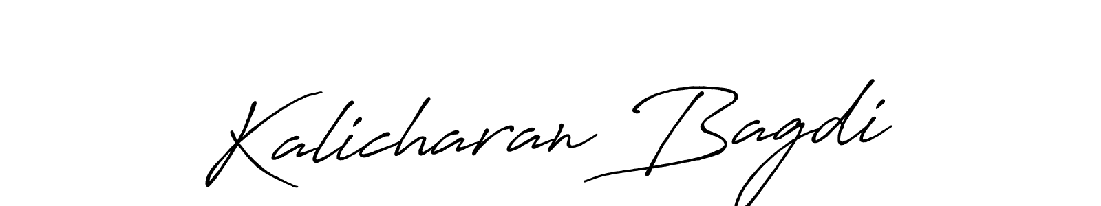 Design your own signature with our free online signature maker. With this signature software, you can create a handwritten (Antro_Vectra_Bolder) signature for name Kalicharan Bagdi. Kalicharan Bagdi signature style 7 images and pictures png
