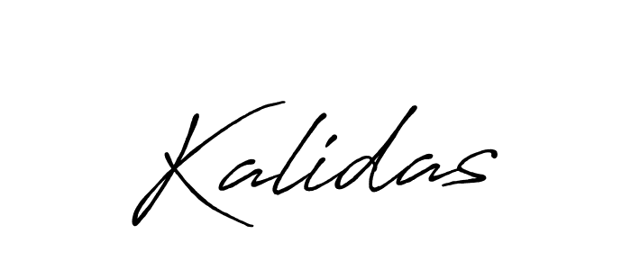 Use a signature maker to create a handwritten signature online. With this signature software, you can design (Antro_Vectra_Bolder) your own signature for name Kalidas. Kalidas signature style 7 images and pictures png