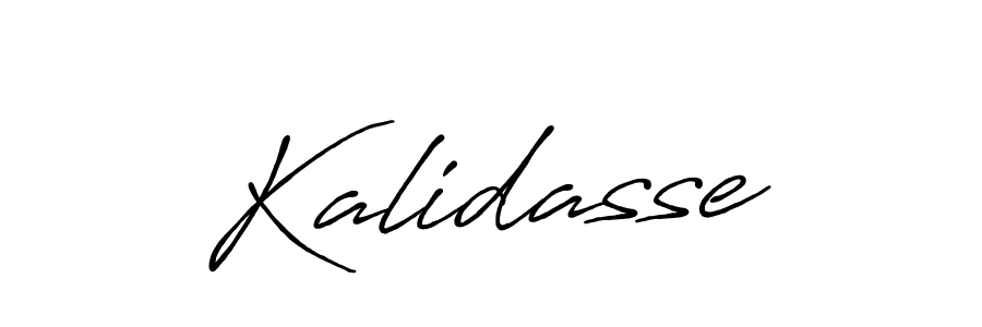 Create a beautiful signature design for name Kalidasse. With this signature (Antro_Vectra_Bolder) fonts, you can make a handwritten signature for free. Kalidasse signature style 7 images and pictures png
