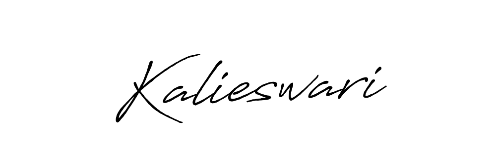 if you are searching for the best signature style for your name Kalieswari. so please give up your signature search. here we have designed multiple signature styles  using Antro_Vectra_Bolder. Kalieswari signature style 7 images and pictures png