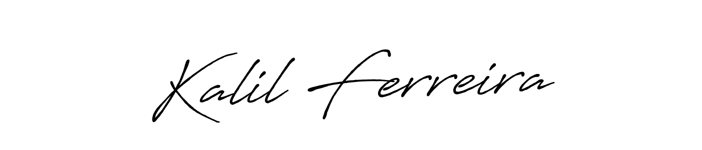 The best way (Antro_Vectra_Bolder) to make a short signature is to pick only two or three words in your name. The name Kalil Ferreira include a total of six letters. For converting this name. Kalil Ferreira signature style 7 images and pictures png