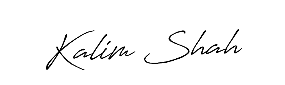 Antro_Vectra_Bolder is a professional signature style that is perfect for those who want to add a touch of class to their signature. It is also a great choice for those who want to make their signature more unique. Get Kalim Shah name to fancy signature for free. Kalim Shah signature style 7 images and pictures png