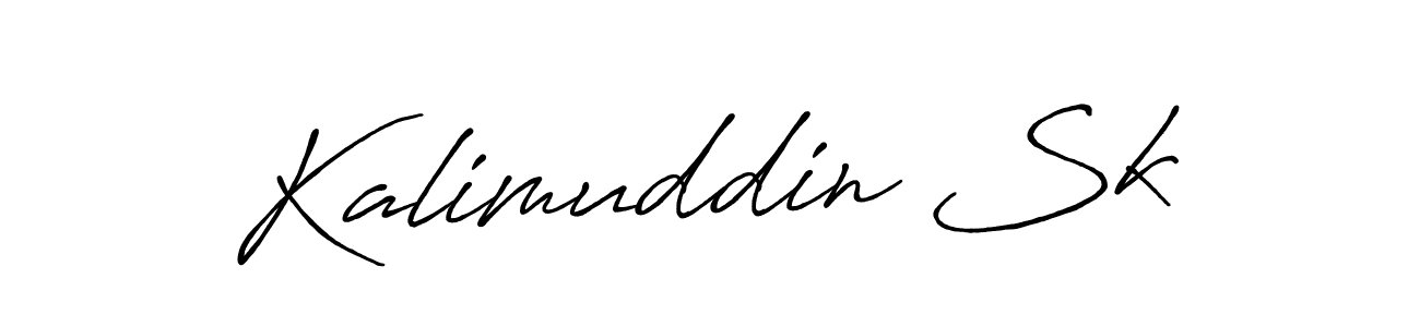 Design your own signature with our free online signature maker. With this signature software, you can create a handwritten (Antro_Vectra_Bolder) signature for name Kalimuddin Sk. Kalimuddin Sk signature style 7 images and pictures png