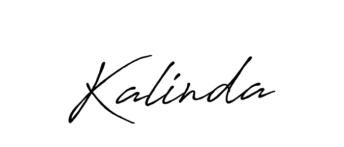 Kalinda stylish signature style. Best Handwritten Sign (Antro_Vectra_Bolder) for my name. Handwritten Signature Collection Ideas for my name Kalinda. Kalinda signature style 7 images and pictures png