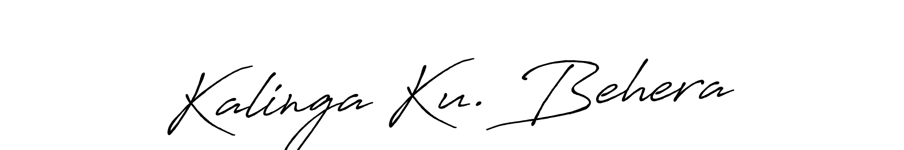 Create a beautiful signature design for name Kalinga Ku. Behera. With this signature (Antro_Vectra_Bolder) fonts, you can make a handwritten signature for free. Kalinga Ku. Behera signature style 7 images and pictures png