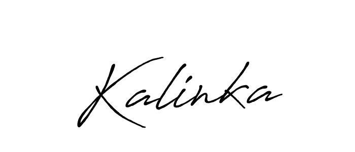 Use a signature maker to create a handwritten signature online. With this signature software, you can design (Antro_Vectra_Bolder) your own signature for name Kalinka. Kalinka signature style 7 images and pictures png