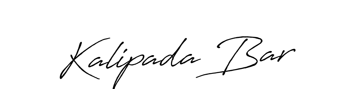 Use a signature maker to create a handwritten signature online. With this signature software, you can design (Antro_Vectra_Bolder) your own signature for name Kalipada Bar. Kalipada Bar signature style 7 images and pictures png