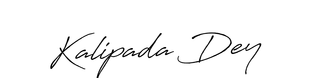 Antro_Vectra_Bolder is a professional signature style that is perfect for those who want to add a touch of class to their signature. It is also a great choice for those who want to make their signature more unique. Get Kalipada Dey name to fancy signature for free. Kalipada Dey signature style 7 images and pictures png