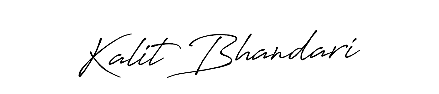 How to make Kalit Bhandari signature? Antro_Vectra_Bolder is a professional autograph style. Create handwritten signature for Kalit Bhandari name. Kalit Bhandari signature style 7 images and pictures png