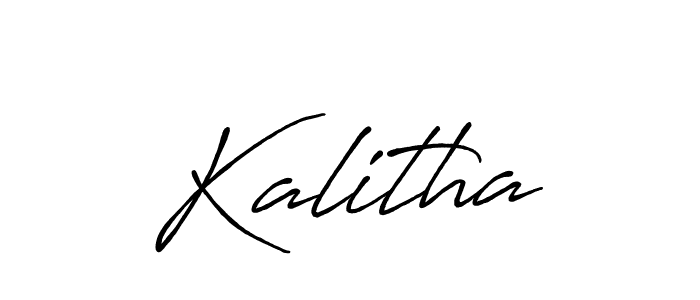 How to make Kalitha name signature. Use Antro_Vectra_Bolder style for creating short signs online. This is the latest handwritten sign. Kalitha signature style 7 images and pictures png