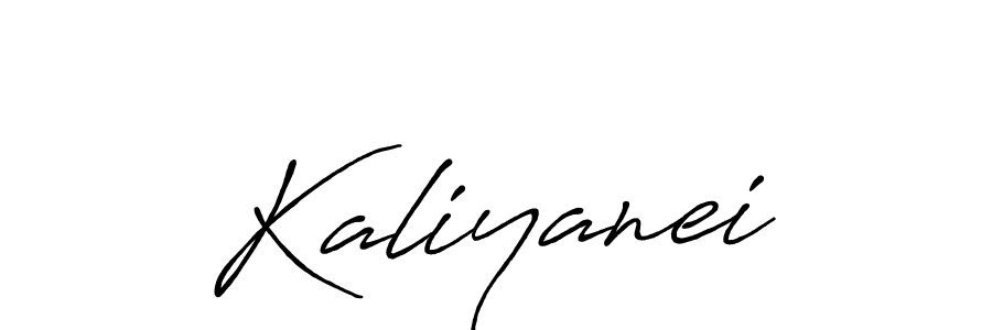 Design your own signature with our free online signature maker. With this signature software, you can create a handwritten (Antro_Vectra_Bolder) signature for name Kaliyanei. Kaliyanei signature style 7 images and pictures png