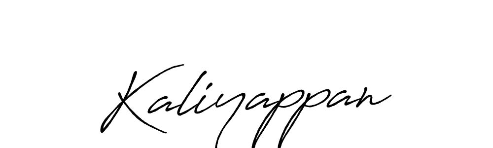 Also You can easily find your signature by using the search form. We will create Kaliyappan name handwritten signature images for you free of cost using Antro_Vectra_Bolder sign style. Kaliyappan signature style 7 images and pictures png