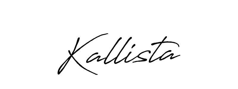 Kallista stylish signature style. Best Handwritten Sign (Antro_Vectra_Bolder) for my name. Handwritten Signature Collection Ideas for my name Kallista. Kallista signature style 7 images and pictures png