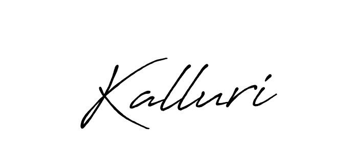 Also You can easily find your signature by using the search form. We will create Kalluri name handwritten signature images for you free of cost using Antro_Vectra_Bolder sign style. Kalluri signature style 7 images and pictures png