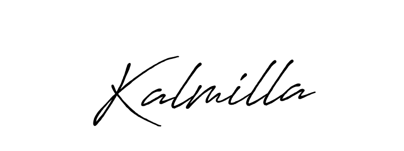 Kalmilla stylish signature style. Best Handwritten Sign (Antro_Vectra_Bolder) for my name. Handwritten Signature Collection Ideas for my name Kalmilla. Kalmilla signature style 7 images and pictures png