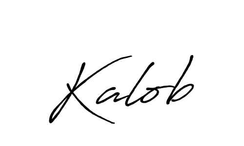 Use a signature maker to create a handwritten signature online. With this signature software, you can design (Antro_Vectra_Bolder) your own signature for name Kalob. Kalob signature style 7 images and pictures png